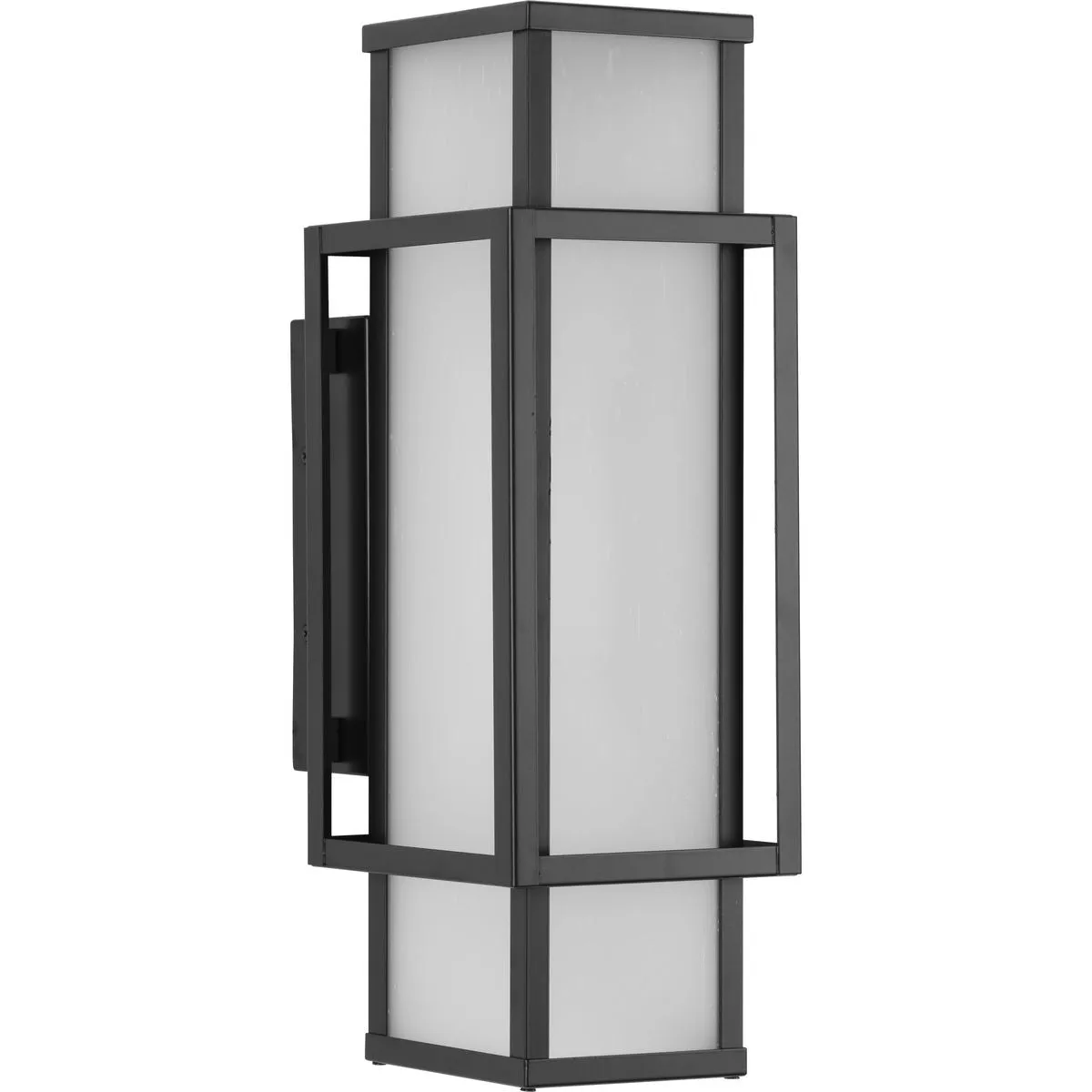 Unison Collection Two-Light Etched Seeded Glass Wall Lantern