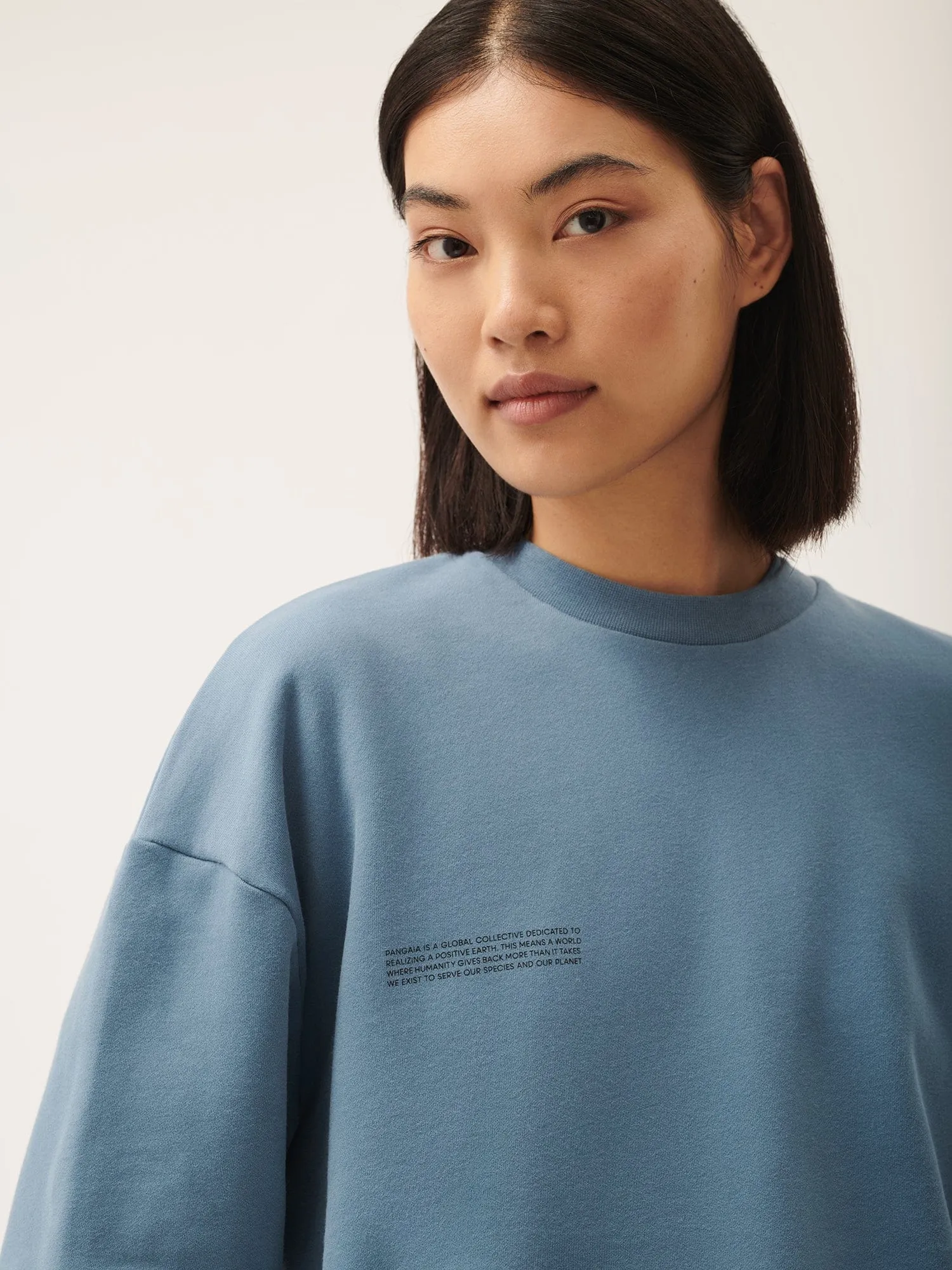 Womens 365 Midweight Sweatshirt—indigo blue