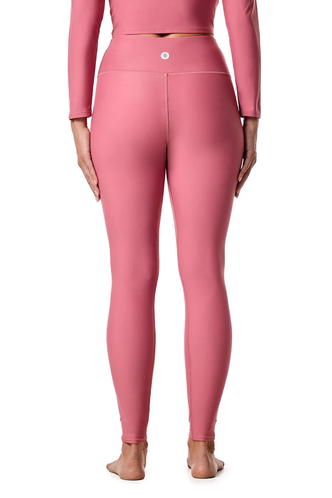 Women's Ocean Sculpt High Rise Swim Legging | Terracotta Rose