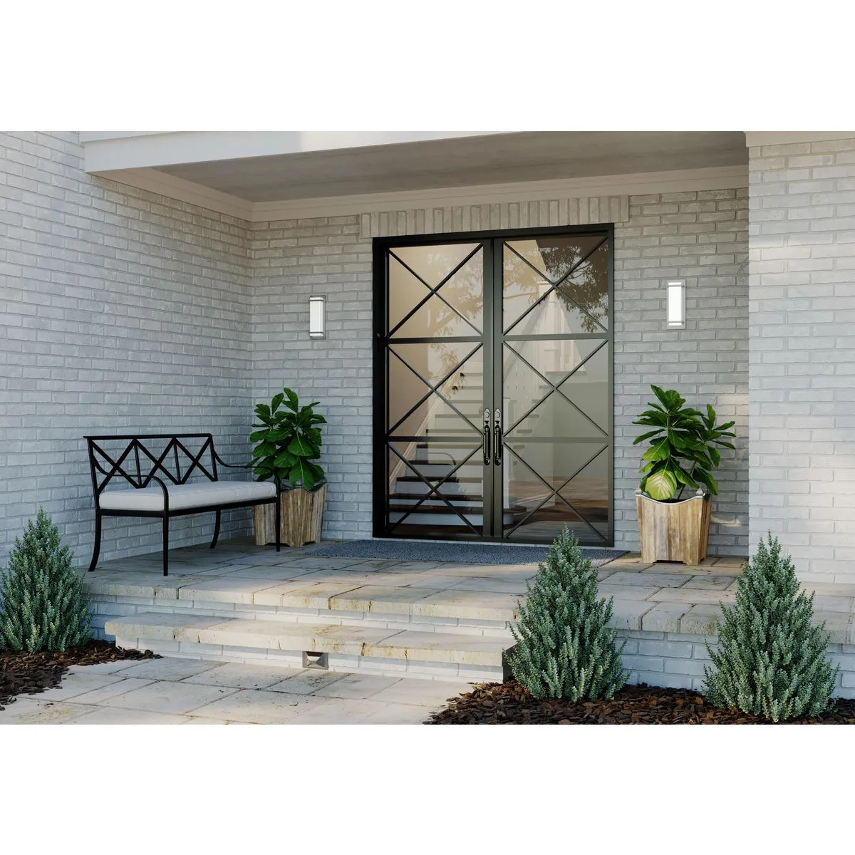 Z-1080 LED Collection One-Light Small LED Outdoor Sconce