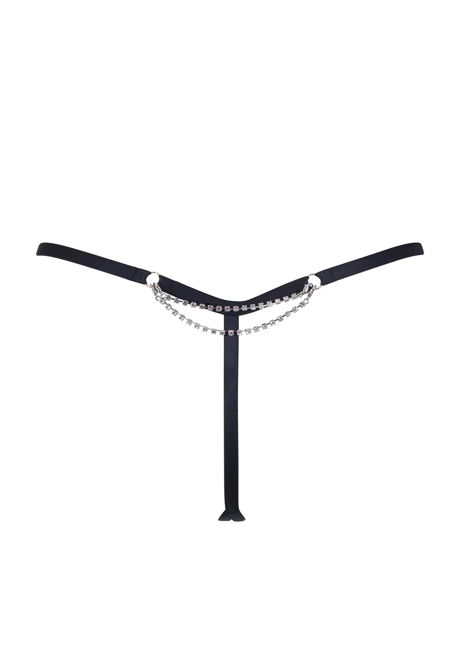 Zenn Thong (Black/Silver)