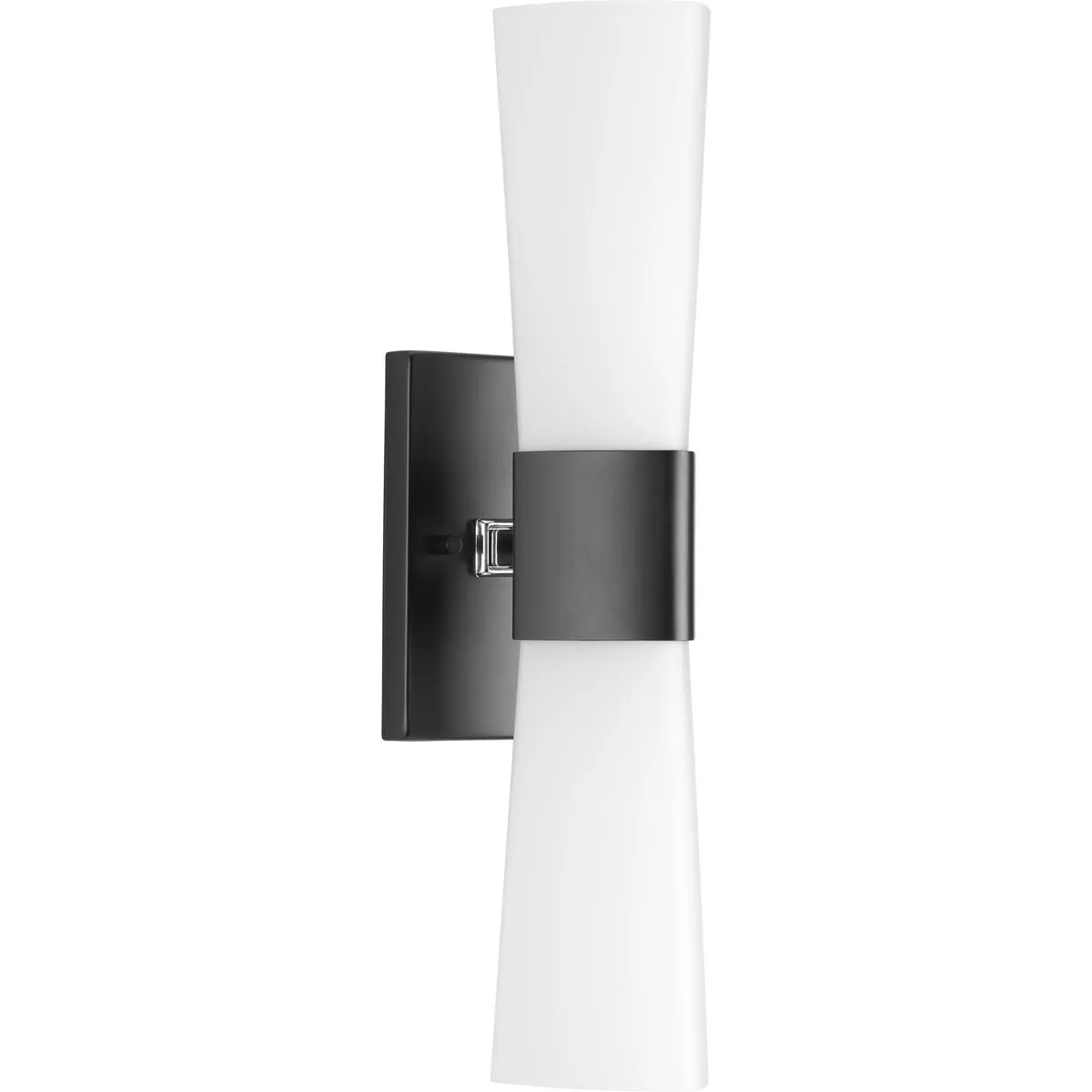 Zura Collection Two-Light Etched Opal Glass Bath Vanity Light