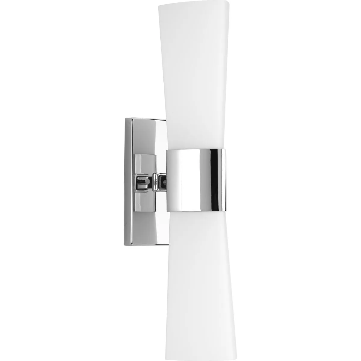 Zura Collection Two-Light Etched Opal Glass Bath Vanity Light